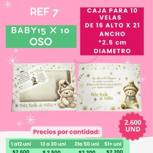 REFERENCIA # 7 BABY 15 x10